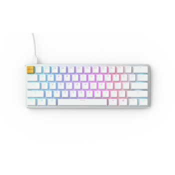 Glorious GMMK Modular Mechanical keyboard Compact (White Ice) - Gateron Brown Switch